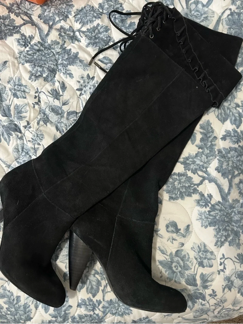 BCDG generation Black Suede Knee-High Women’s Boots